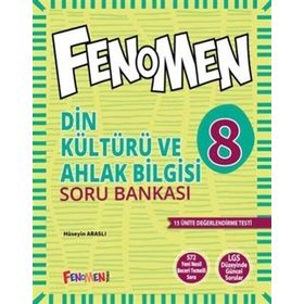 8. Sınıf Din Kültürü ve Ahlak Bilgisi Soru Bankası-Fenomen Okul Yayınları