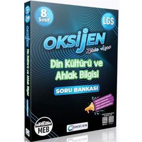 8. Sınıf Din Kültürü ve Ahlak Bilgisi Soru Bankası Oksijen Yayınları