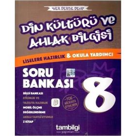 8.Sınıf Din Kültürü Ve Ahlak Bilgisi Soru Bankası Tambilgi Yayınları
