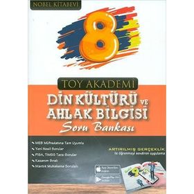 8. Sınıf Din Kültürü ve Ahlak Bilgisi Soru Bankası Toy Akademi Yayınları