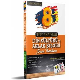 8. Sınıf Din Kültürü ve Ahlak Bilgisi Soru Bankası Toy Akademi Yayınları
