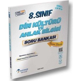 8. Sınıf Din Kültürü ve Ahlak Bilgisi Soru Kitabı Saydam Yayınları