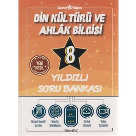 8. Sınıf Din Kültürü ve Ahlak Bilgisi Yıldızlı Soru Bankası-Deniz Yıldızı Yayınları