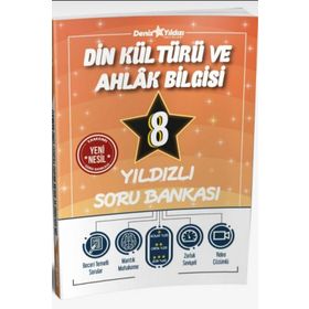 8. Sınıf Din Kültürü ve Ahlak Bilgisi Yıldızlı Soru Bankası-Deniz Yıldızı Yayınları