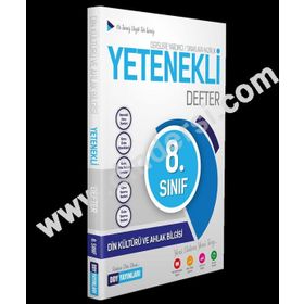 8. Sınıf Din Kültürü Yetenekli Defter Ddy Yayınları