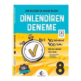 8. Sınıf Dinlendiren 40 Deneme Eker Test Yayınları