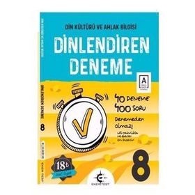 8. Sınıf Dinlendiren 40 Deneme Eker Test Yayınları