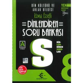 8. Sınıf Dinlendiren Konu Özetli Soru Bankası Eker Test Yayınları