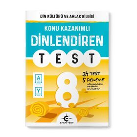 8. Sınıf Dinlendiren Test Eker Test Yayınları