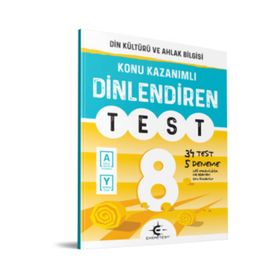 8. Sınıf Dinlendiren Test Eker Test Yayınları