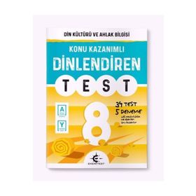 8. Sınıf Dinlendiren Test Eker Test Yayınları