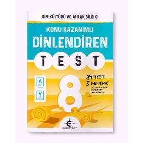 8. Sınıf Dinlendiren Test Eker Test Yayınları
