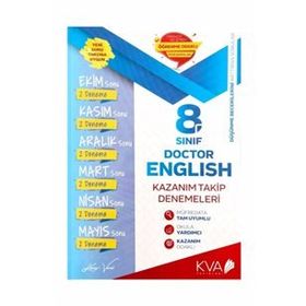 8. Sınıf Doctor English Kazanım Takip Denemeleri-Koray Varol Akademi