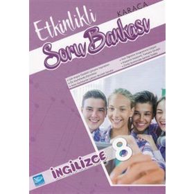 8.Sınıf Etkinlikli Soru Bankası İngilizce-Karaca Yayınları