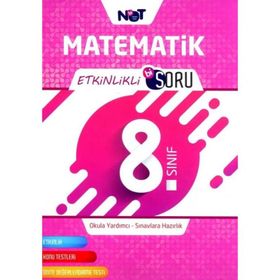 8.Sınıf Etkinlikli Soru Bankası Matematik-Karaca Yayınları