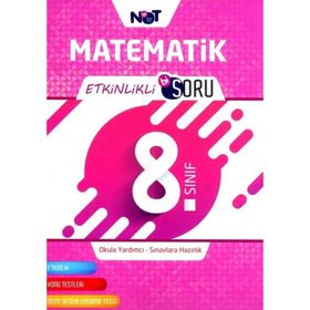 8.Sınıf Etkinlikli Soru Bankası Matematik-Karaca Yayınları