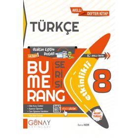 8.Sınıf Etkinlikli Türkçe Bumerang Etkinlikli Kitap