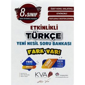 8. Sınıf Fark Var Türkçe Soru Bankası Koray Varol Yayınları