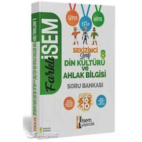 8. Sınıf Farklı İsem Din Kültürü ve Ahlak Bilgisi Soru Bankası-İsem Yayınları