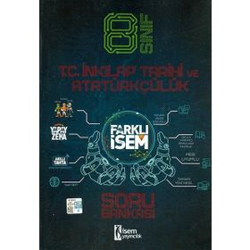 8. Sınıf Farklı İsem İnkılap Tarihi ve Atatürkçülük Soru Bankası İsem Yayıncılık