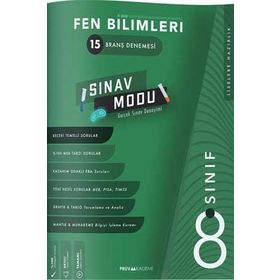 8. Sınıf Fen Bilgisi Branş Denemesi-Pruva Akademi Yayınları
