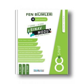 8. Sınıf Fen Bilgisi Branş Denemesi-Pruva Akademi Yayınları