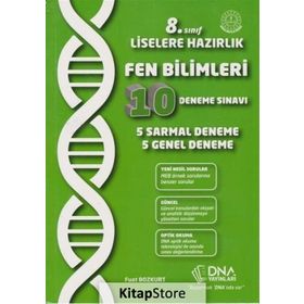 8. Sınıf Fen Bilimleri 10 Deneme Sınavı - Kolektif