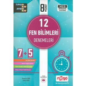 8. Sınıf Fen Bilimleri 12 Zorlu Denemeleri Ankara Yayıncılık