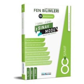 8.Sınıf Fen Bilimleri 15 Branş Denemesi Pruva Akademi Yayınları+ Fen Deeneme Azza Yayınları