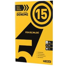 8.Sınıf Fen Bilimleri 15 Branş Denemesi Pruva Akademi Yayınları+ Fen Deeneme Azza Yayınları