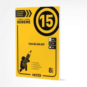 8. Sınıf Fen Bilimleri 15 Deneme-Deneme Dükkanı Yayınları