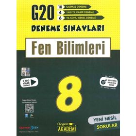 8. Sınıf Fen Bilimleri 20'li Deneme-Üçgen Akademi