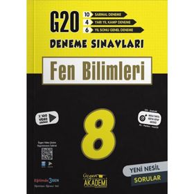 8. Sınıf Fen Bilimleri 20'li Deneme-Üçgen Akademi