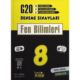 8. Sınıf Fen Bilimleri 20'li Deneme-Üçgen Akademi