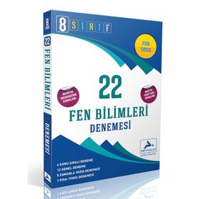 8. Sınıf Fen Bilimleri 22 Denemesi Prf-Paraf Yayınları