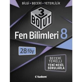 8. Sınıf Fen Bilimleri 3 Boyut Soru Bankası Tudem Yayınları