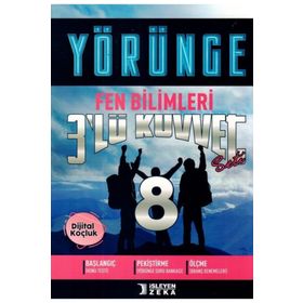 8. Sınıf Fen Bilimleri 3 lü Kuvvet Yörünge Serisi Seti İşleyen Zeka Yayınları