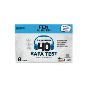 8. Sınıf Fen Bilimleri 40 Kafa Test-Kafa Dengi Yayınları