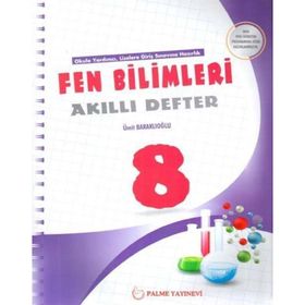8. Sınıf Fen Bilimleri Akıllı Defter Palme Yayınları