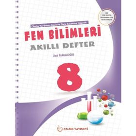 8. Sınıf Fen Bilimleri Akıllı Defter Palme Yayınları