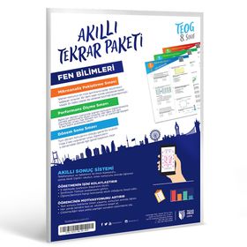 8.Sınıf Fen Bilimleri Akıllı Tekrar Paketleri-Teas Press Yayınları