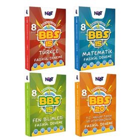 8. Sınıf Fen Bilimleri BBS 15 Fasikül Deneme - Binot Yayınları