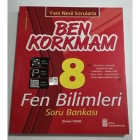 8.Sınıf Fen Bilimleri Ben Korkmam Soru Bankası Ata Yayıncılık