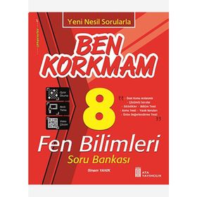 8.Sınıf Fen Bilimleri Ben Korkmam Soru Bankası Ata Yayıncılık