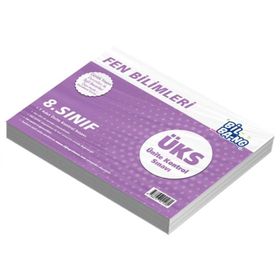8.Sınıf Fen Bilimleri Bil Bang 4'lü Ünite Kontrol Sınavı-Ünlü Yayınları