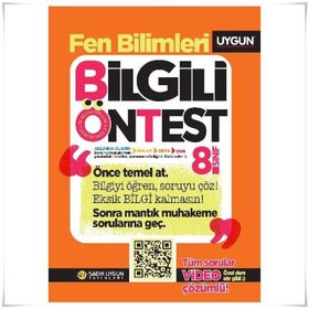 8. Sınıf Fen Bilimleri Bilgili Ön Test-Sadık Uygun Yayınları