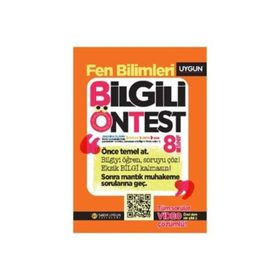 8. Sınıf Fen Bilimleri Bilgili Ön Test-Sadık Uygun Yayınları