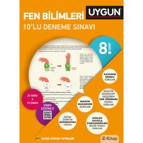 8. Sınıf Fen Bilimleri Bilgili Ön Test-Sadık Uygun Yayınları
