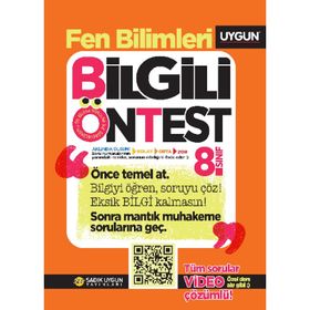 8. Sınıf Fen Bilimleri Bilgili Ön Test-Sadık Uygun Yayınları