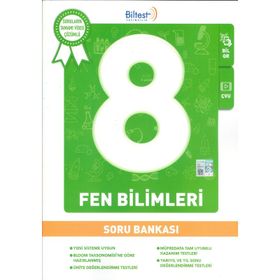 8 Sınıf Fen Bilimleri Biltest Soru Bankası Bilfen Yayınları